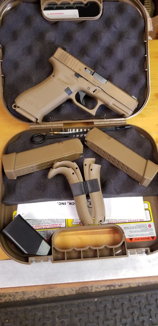 brown Glock 19X 9mm